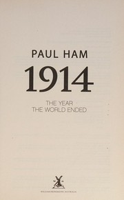 1914 : the year the world ended