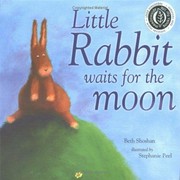Little rabbit waits for the moon