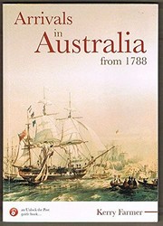 Arrivals in Australia from 1788